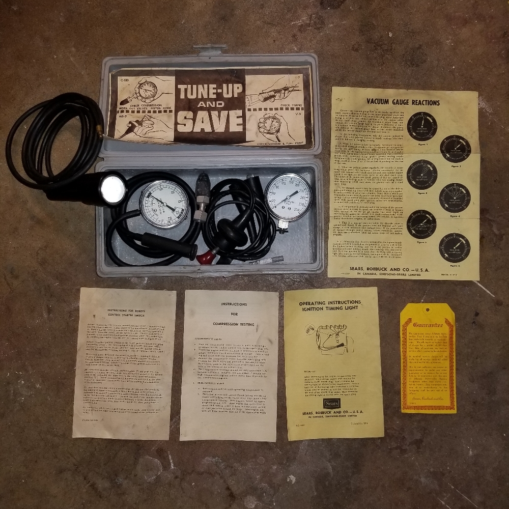 Vintage Sears Vehicle Tune Up and Testing kit